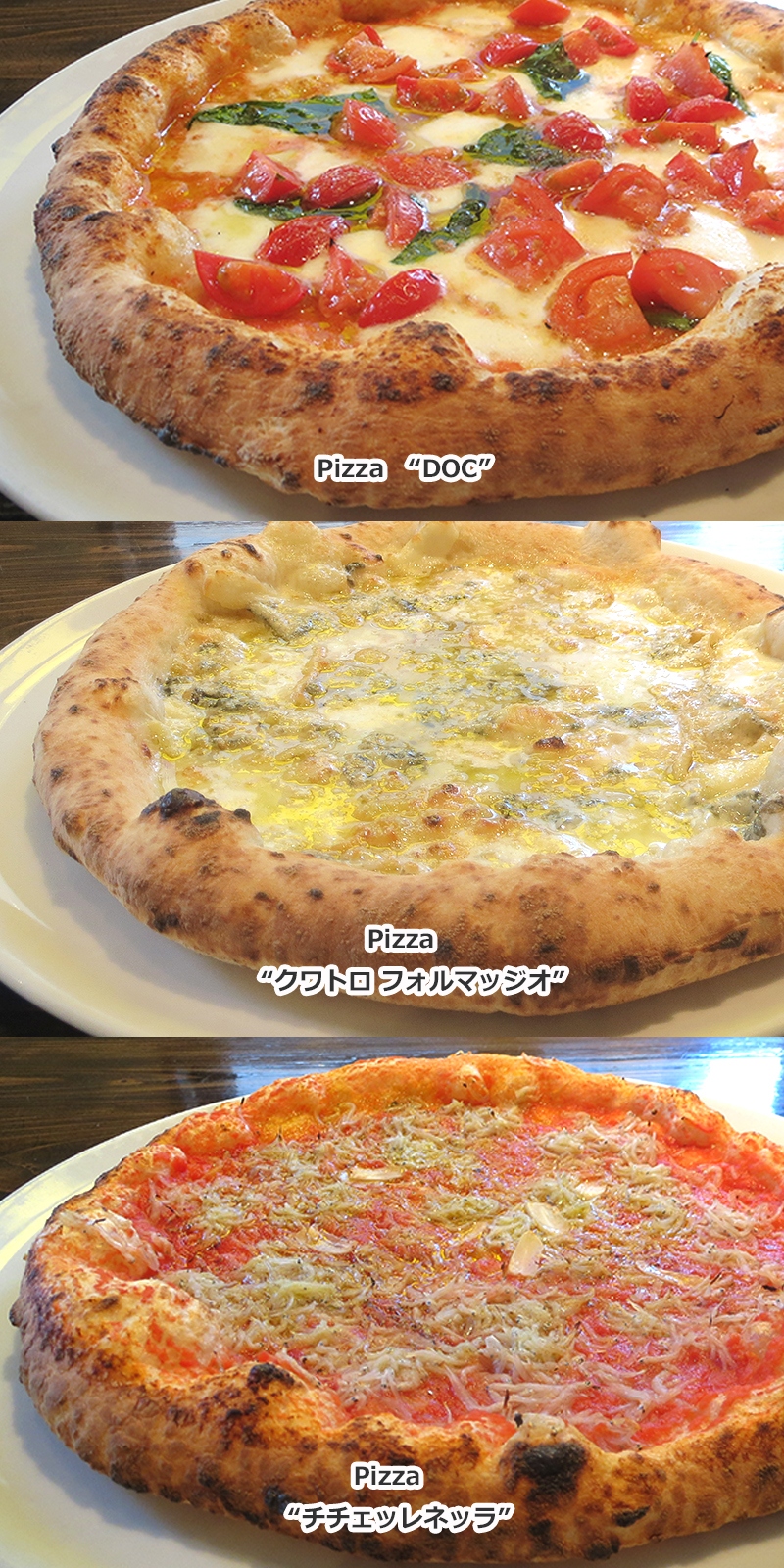 ~PIZZA ピッツア~ 1280円 (税込1408円)より